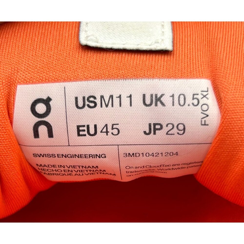 On Cloud Mens Orange Cloudsurfer Lightweight Runn… - image 8